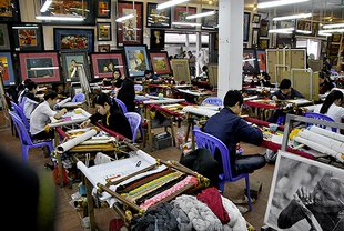 Kunstwerkstatt bei Hanoi