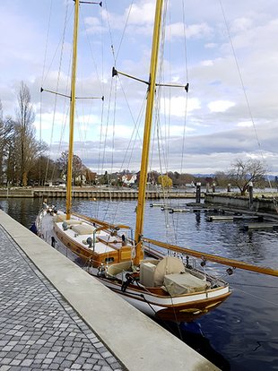 TIOGA im Hafen Kressbronn