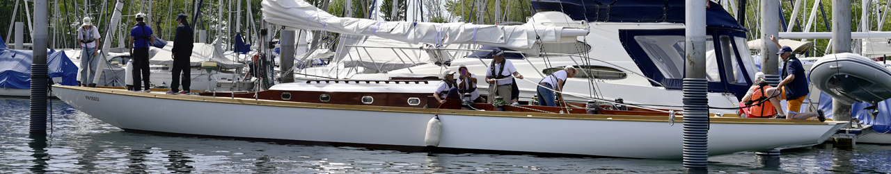 Liegeplatz im Hafen Ultramarin Gohren